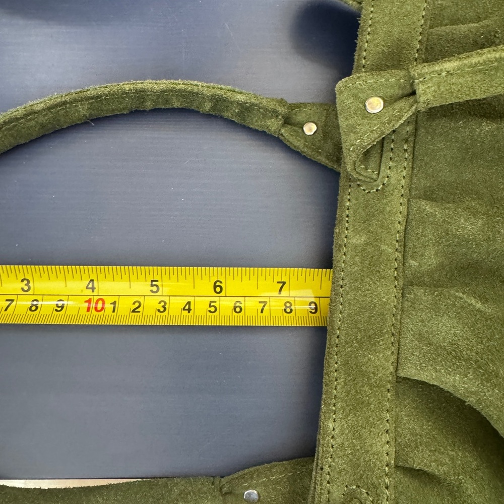 Ann Taylor Loft Green Suede Bag - Picture 11 of 13